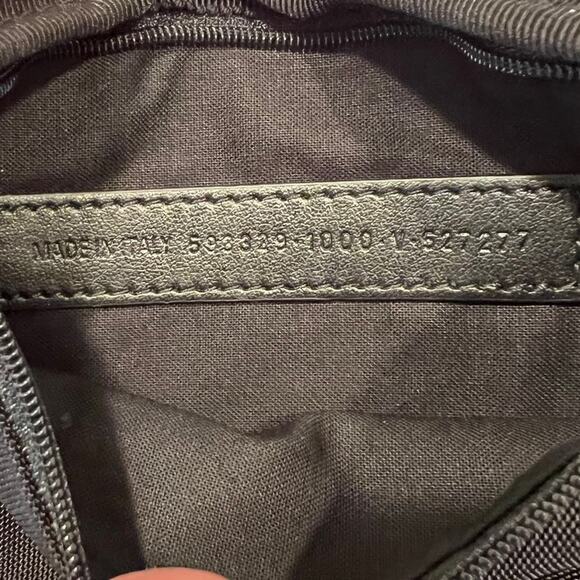 Balenciaga Explorer Crossbody Messenger Bag Nylon Black NWT AUTHENTIC fruit logo - Picture 7 of 7